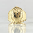Heart Ring 2.15gr / Size 7 3/4 / 18K Gold *