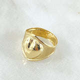 Heart Ring 2.15gr / Size 7 3/4 / 18K Gold *