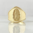 Virgin Guadalupe Ring 2.05gr / Size 7 1/2 / 18K Gold ©