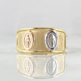 Anillo Vigen Milagrosa 1.7gr / T8 / Oro 18K