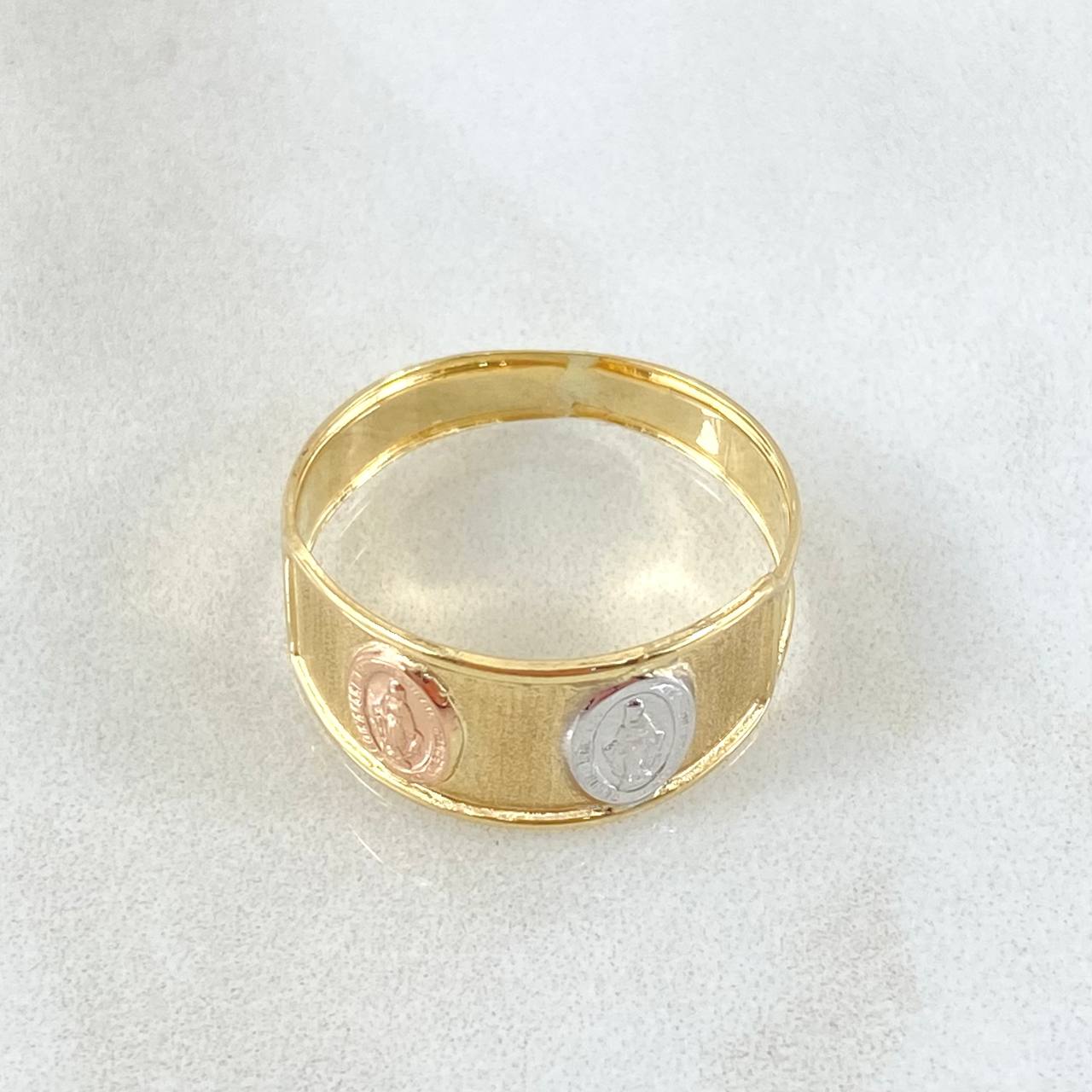 Anillo Vigen Milagrosa 1.7gr / T8 / Oro 18K
