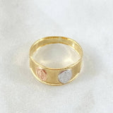 Anillo Vigen Milagrosa 1.7gr / T8 / Oro 18K