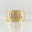 Coffee Bean Ring 1.55gr / Size 5 3/4 / 18K Gold