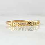 Jesus Ring 1.43gr / Size 5 1/4 / 18K Gold ©