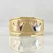 Anillo Coronas 1.65gr / T6 1/4 / Oro 18K -