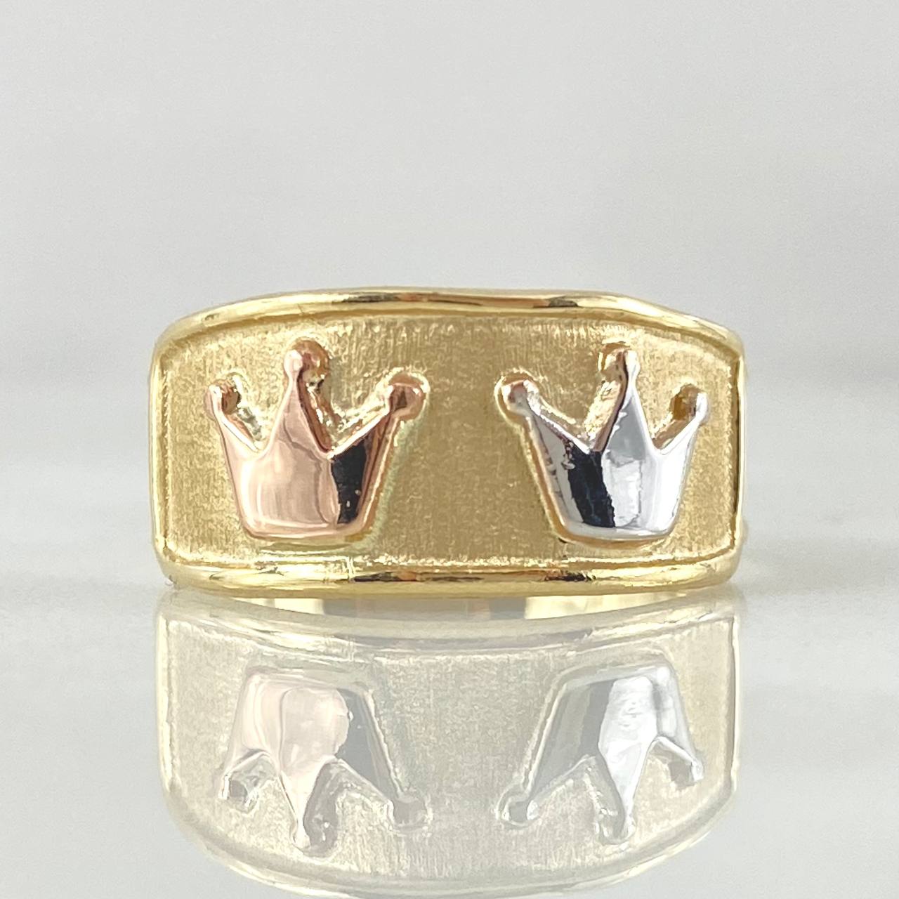 Anillo Corona 1.65gr / T8 1/2 / Oro 18K *
