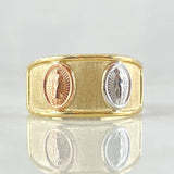 Virgin Guadalupe Ring 1.65gr / Size 8 1/2 / 18K Gold *