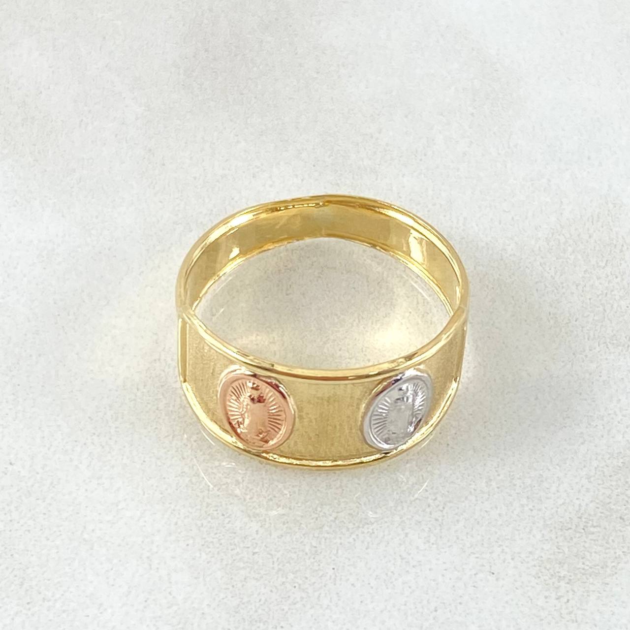 Anillo Virgen Milagrosa  1.65gr / T8 1/2 / Oro 18K ©