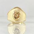 Anillo Corazon 15s 2.1gr / T9 / Oro 18K -