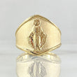 Anillo Virgen Milagrosa 1.85gr / T7 / Oro 18K