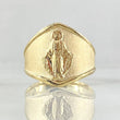 Virgin Miraculous Ring 1.9gr / Size 6 1/2 / 18K Gold -