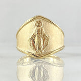 Virgin Miraculous Ring 1.9gr / Size 6 1/2 / 18K Gold -