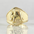 Anillo Elefante 2.35gr / T7 / Oro 18K