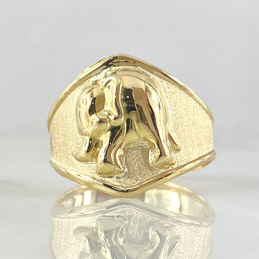 Anillo Elefante 2.25gr / T8 1/4 / Oro 18K