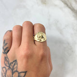 Elephant Ring 2.5gr / Size 8 1/2 / 18K Gold *