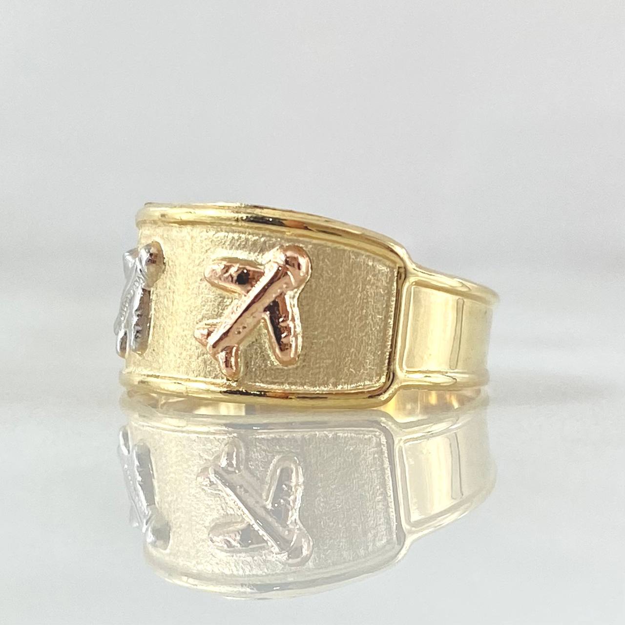 Anillo Avion 1.65gr / T8 3/4 / Oro 18K *