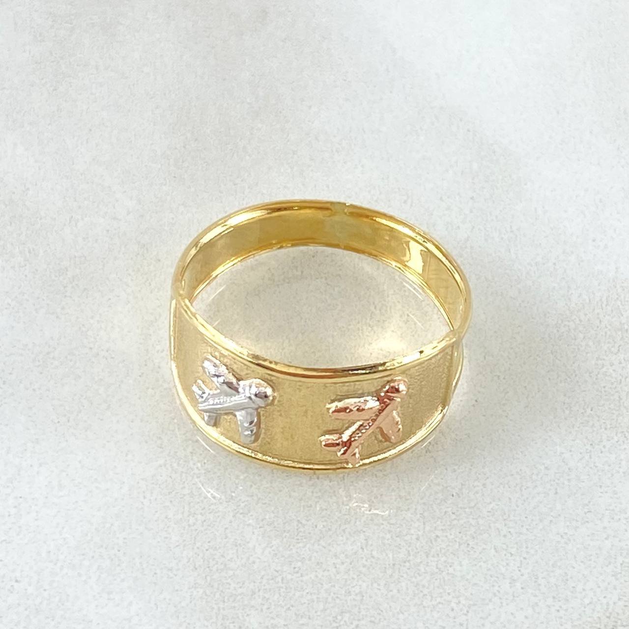 Anillo Avion 1.65gr / T8 3/4 / Oro 18K *
