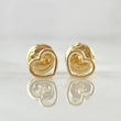 Stud Earrings Heart Silhouette 0.5gr / 18K Gold