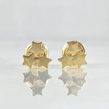 Star Trio Stud Earrings 0.55gr / 18K Gold *