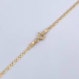 Flat Mariner Chain 4.35gr / 23.6in / +3 18K Gold &