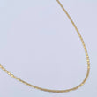 Cadena Escalera Plana 2.15gr / 50cm / +3 Oro 18K &