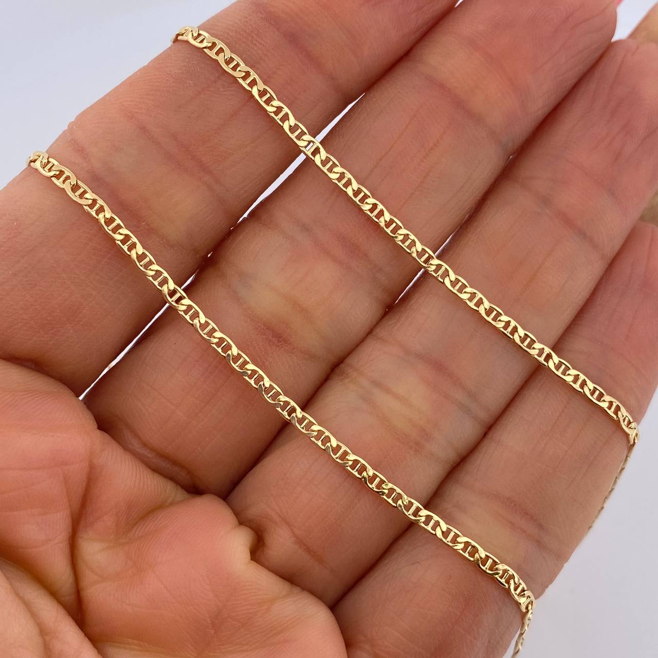 Cadena Escalera 2.75gr / 50cm / +3 Oro 18K &