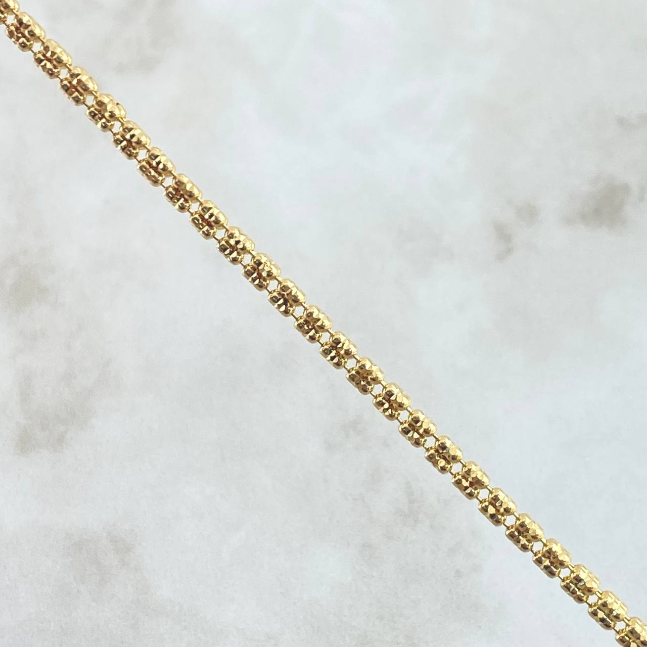Pulso Ice 6.8gr / 20.5cm / 3mm Oro Amarillo +3 18K ©
