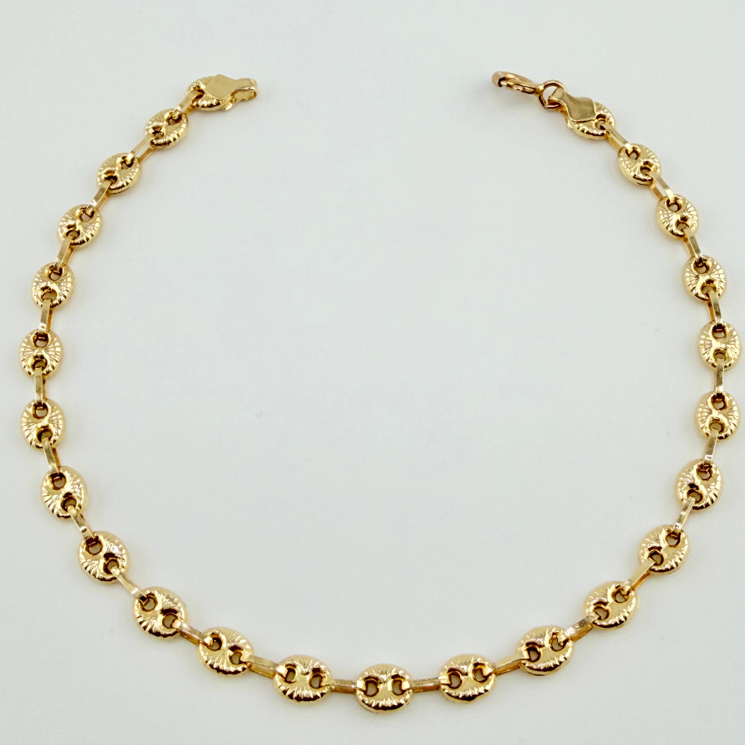 Pulso GC 2.95gr / 7 in / 4.2mm Oro Amarillo 18K