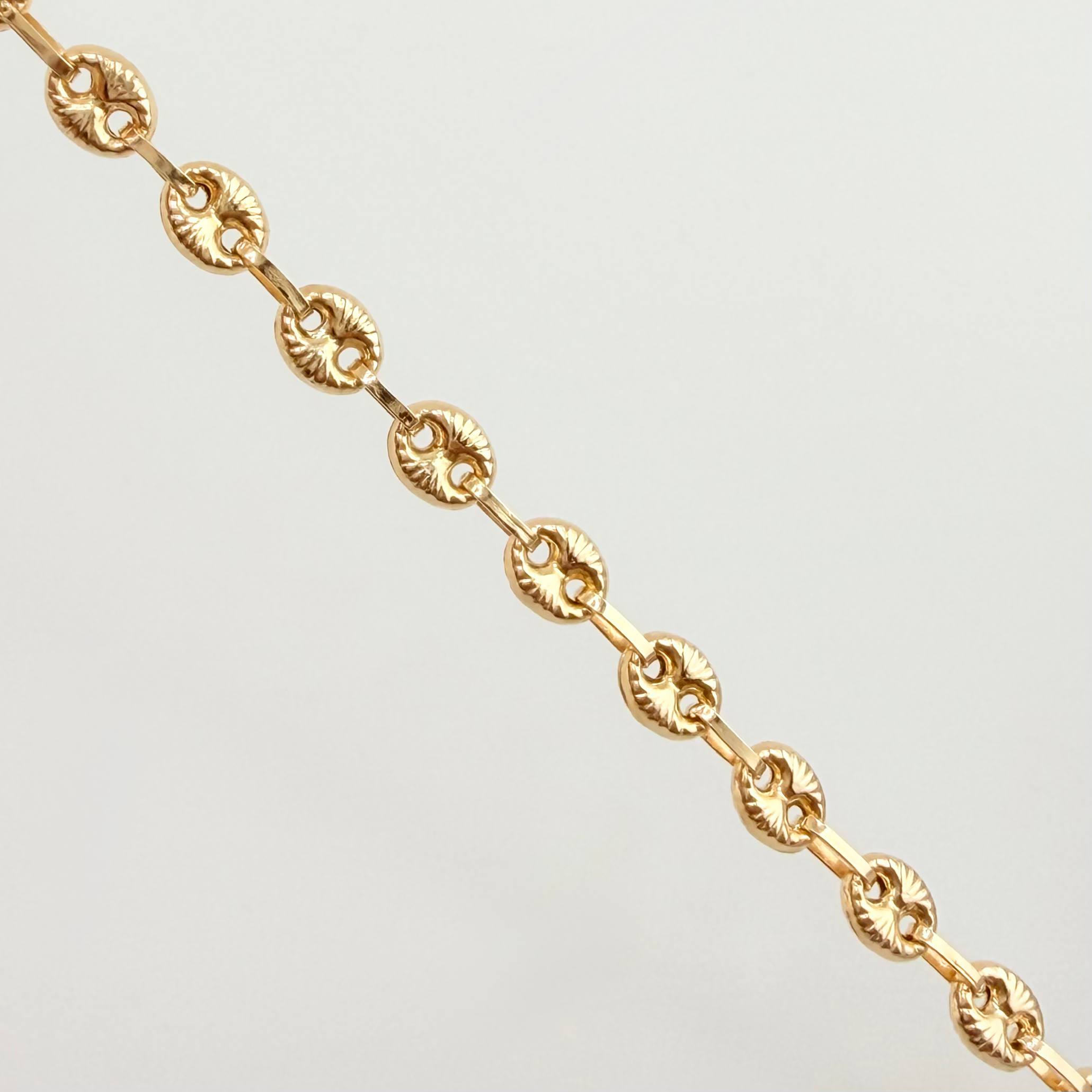 Pulso GC 2.95gr / 7 in / 4.2mm Oro Amarillo 18K