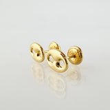 Topos GC 0.65gr / 8mm Oro Amarillo 18K ©