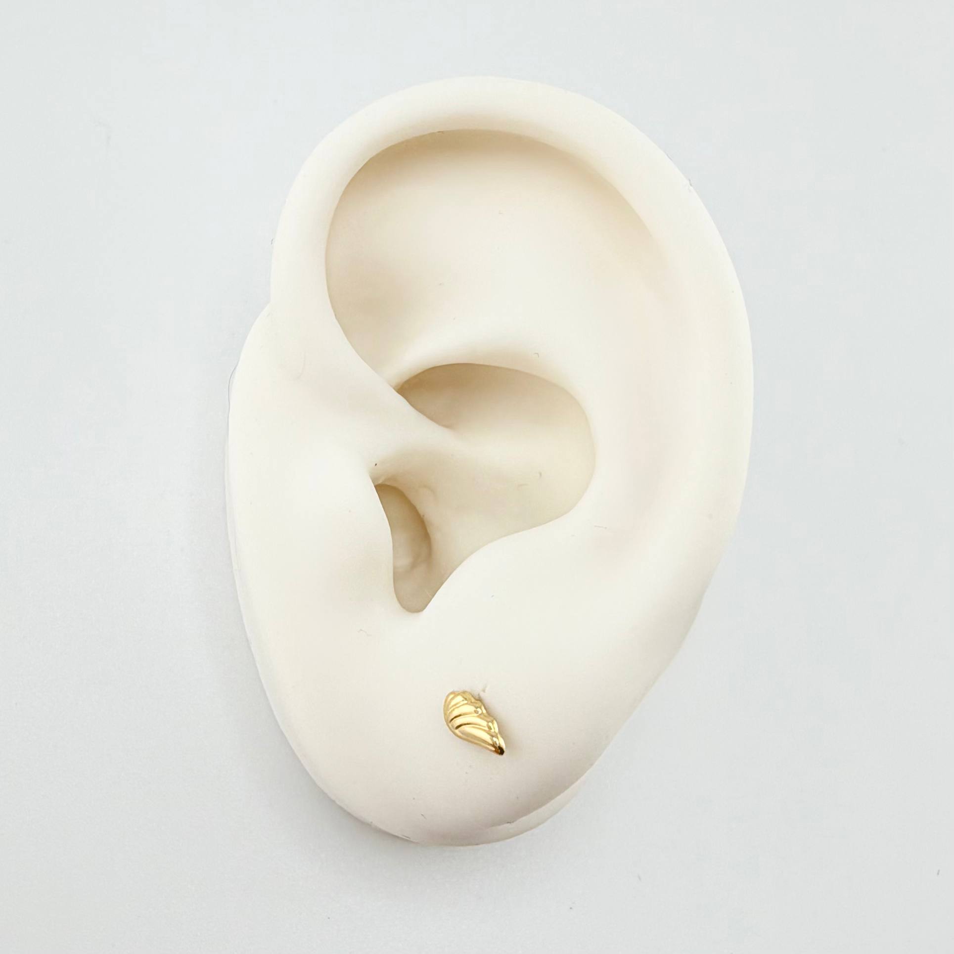 Topos Alas 0.5gr / 6.1mm Oro Amarillo 18K ©