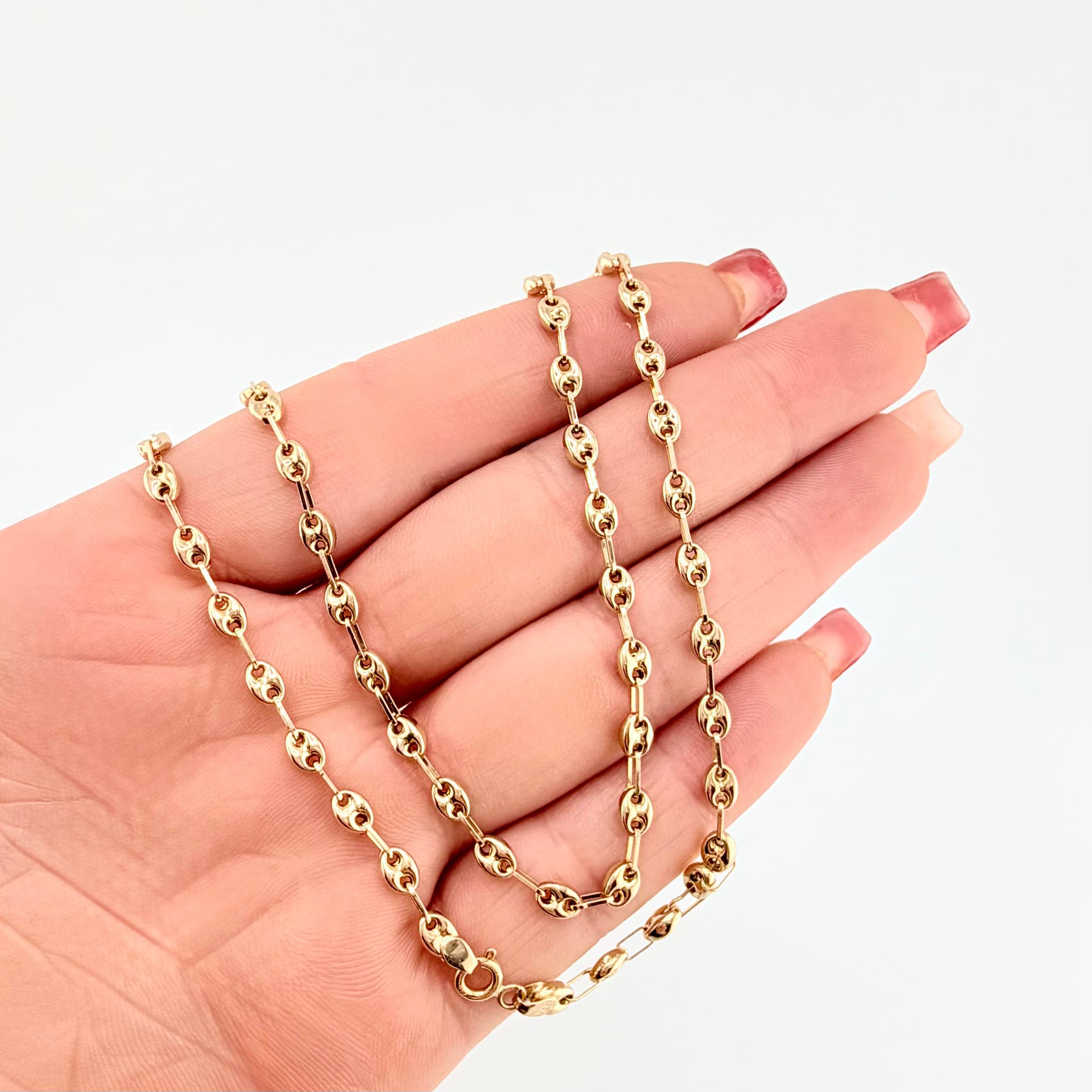 Cadena GC 6.1gr / 19 3/4 in / 3.6mm Oro Amarillo 18K