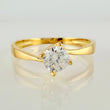 Solitaire Spark Ring 1.75g / T7 / 18K Yellow Gold