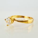 Solitaire Spark Ring 1.75g / T7 / 18K Yellow Gold