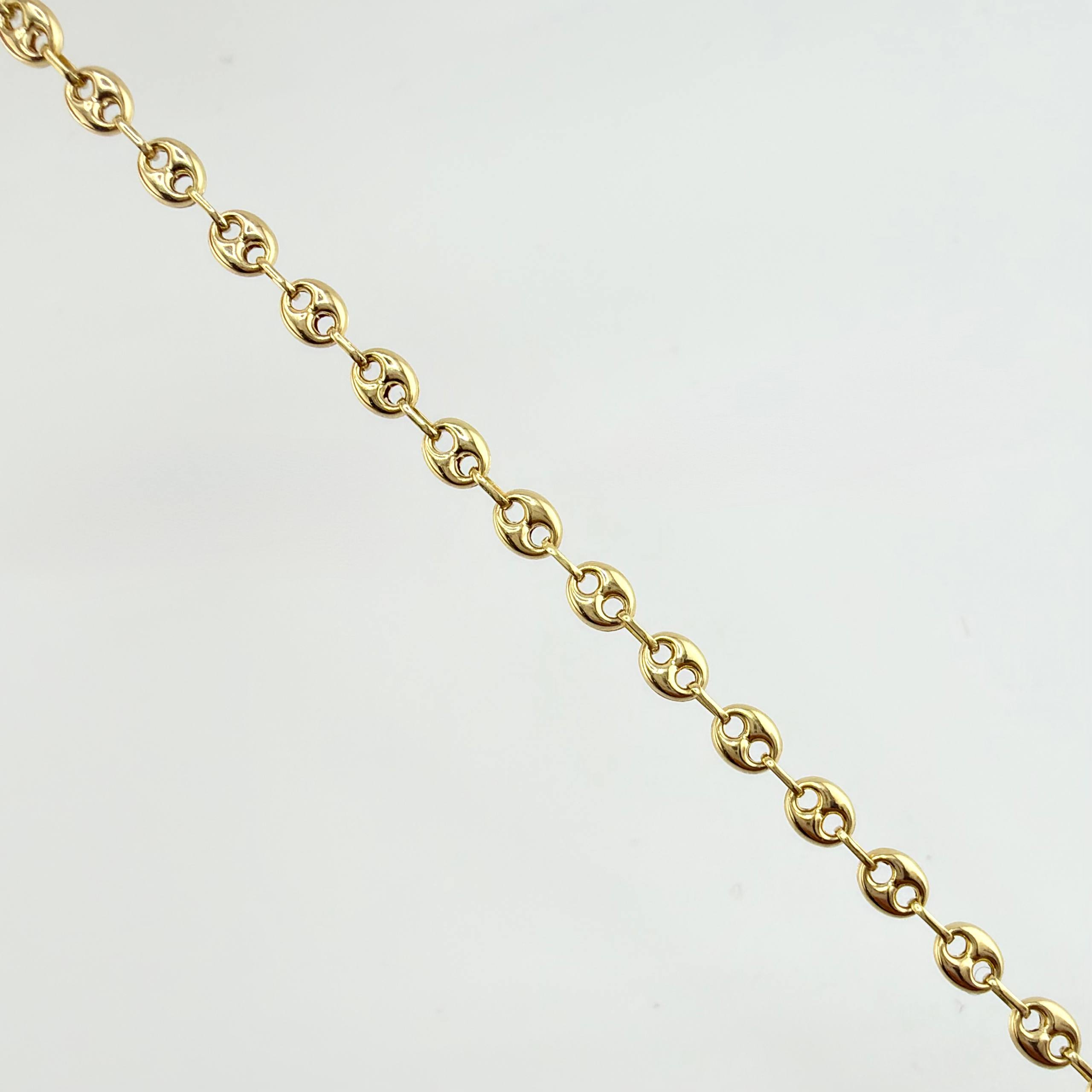 Cadena GC 4.85gr / 17 3/4 in / 3.7mm Oro Amarillo 18K