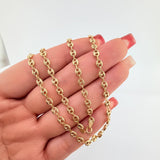 Cadena GC 7.1gr / 25 1/2 in / 3.7mm Oro Amarillo 18K