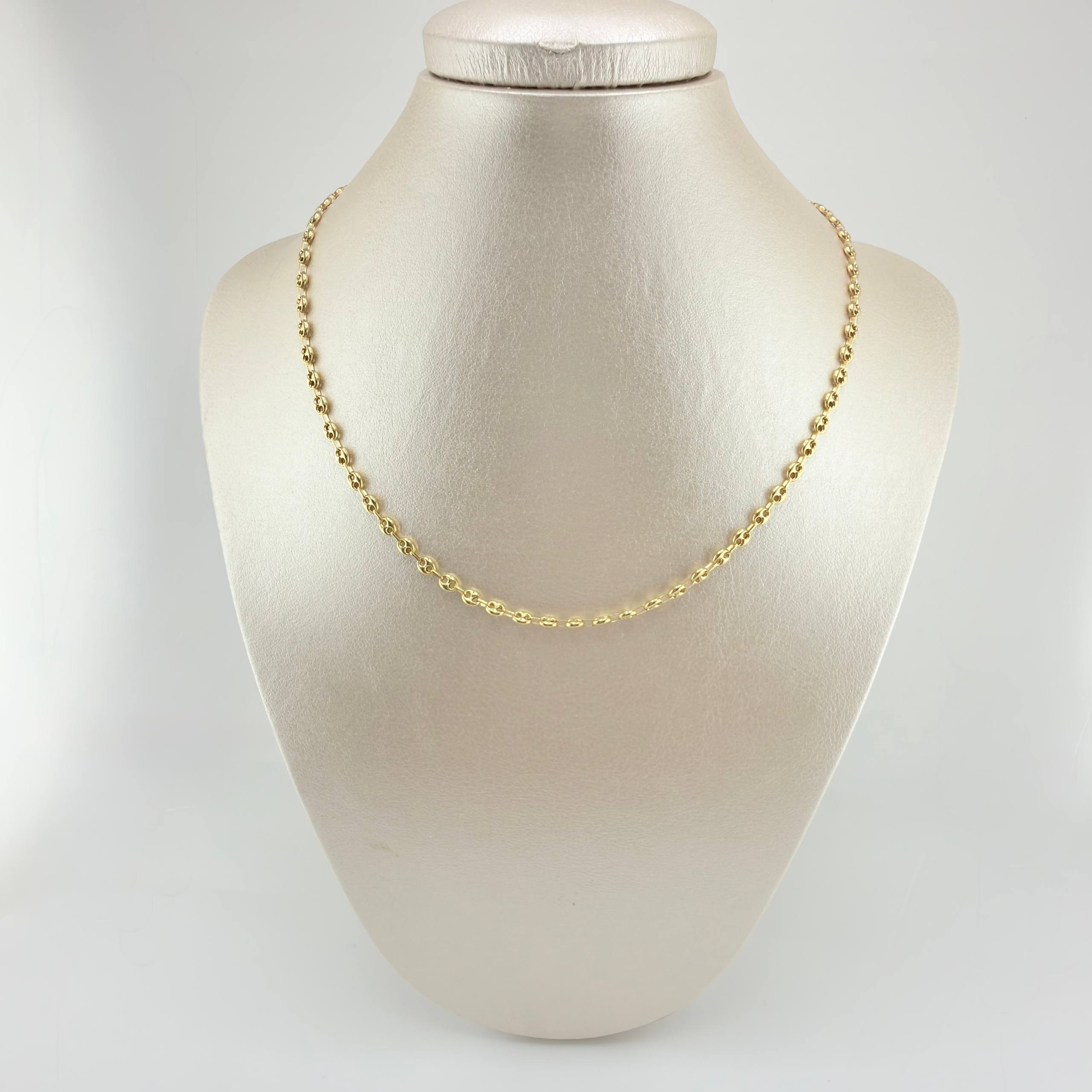 Cadena GC 4.9gr / 17 3/4 in / 3.7mm Oro Amarillo 18K