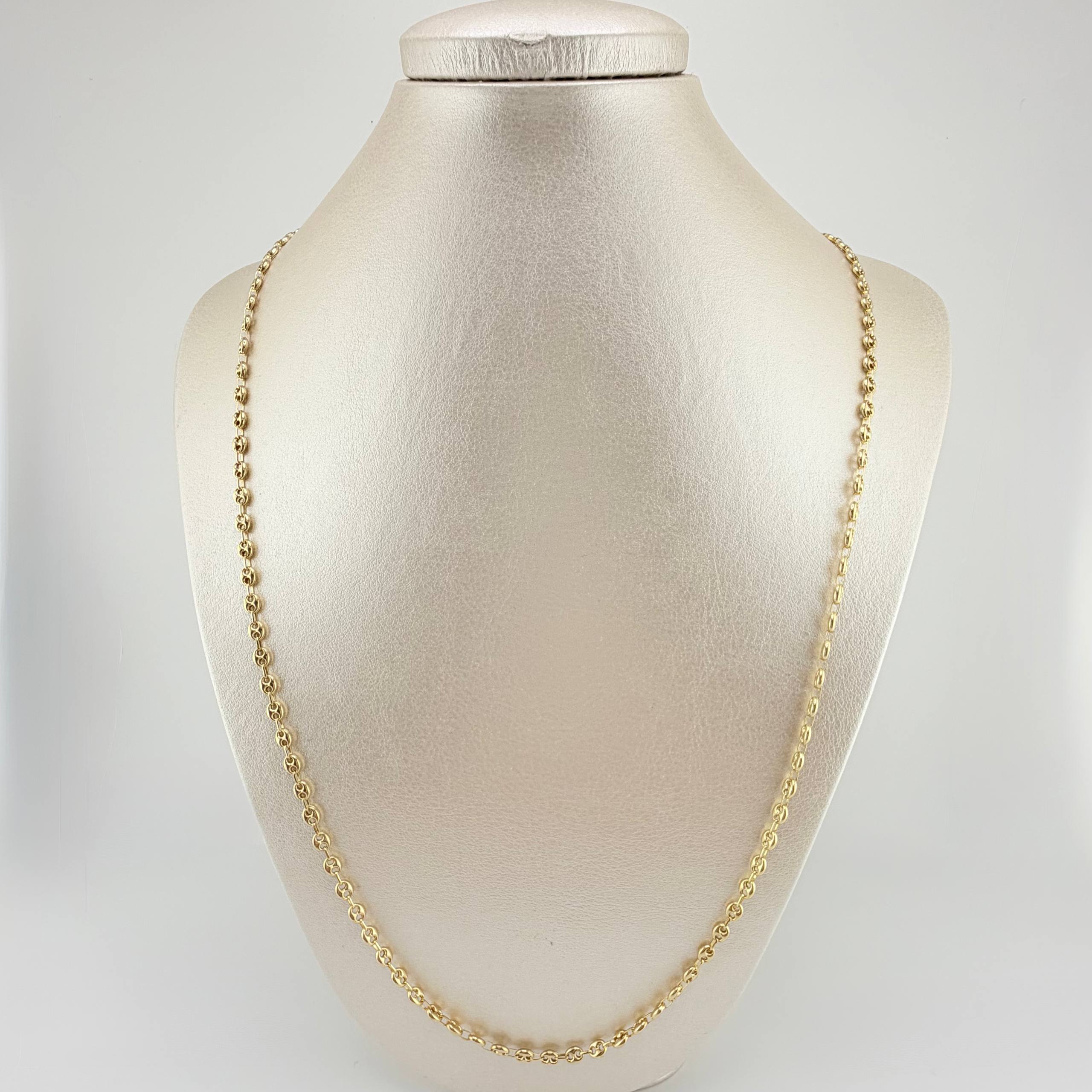 Cadena GC 7.1gr / 25 1/2 in / 3.7mm Oro Amarillo 18K