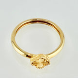 Anillo Trebol Dorado 2.3gr / T9 3/4 / Oro Amarillo Nac.Esp. 18K ©