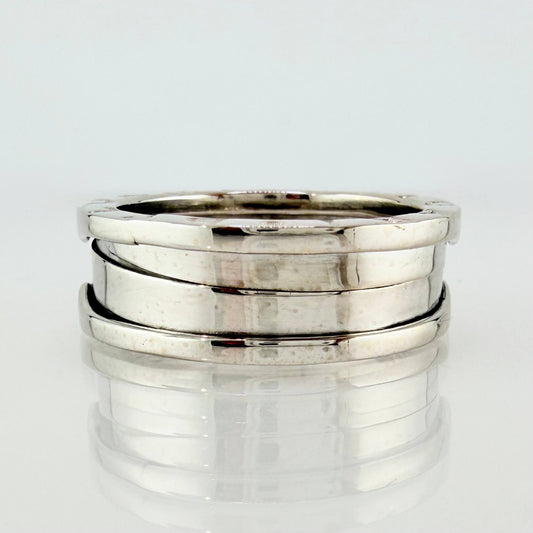 Anillo Rustico 10gr / T8 3/4 / Oro Blanco 18K *