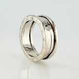 Anillo Rustico 10gr / T8 3/4 / Oro Blanco 18K *