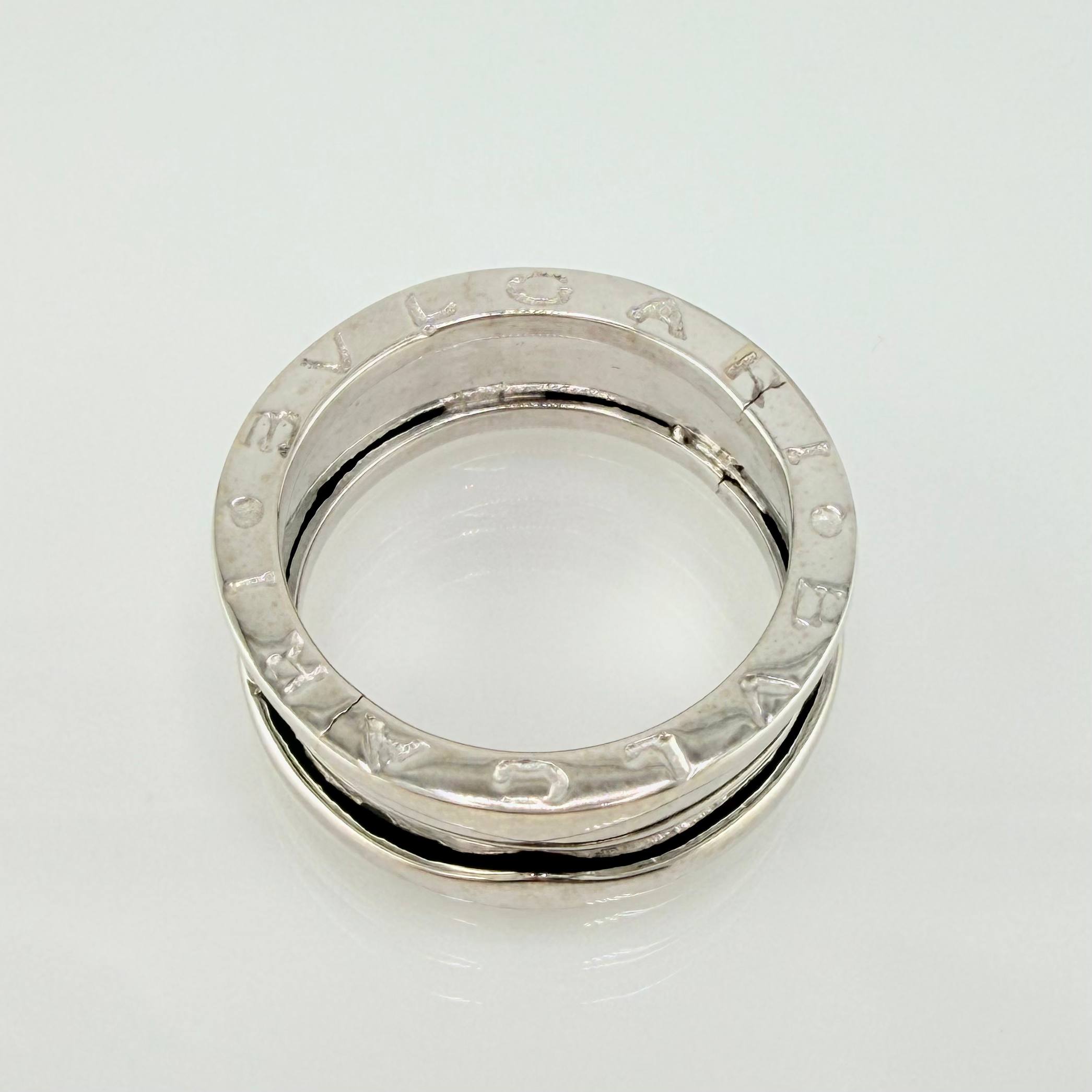 Anillo Rustico 10gr / T8 3/4 / Oro Blanco 18K *