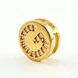 Dije Herraje Letra G 1.35gr / 1/2 in / Oro Amarillo 18K