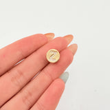 Dije Herraje Letra Z 1.35gr / 1/2 in / Oro Amarillo 18K
