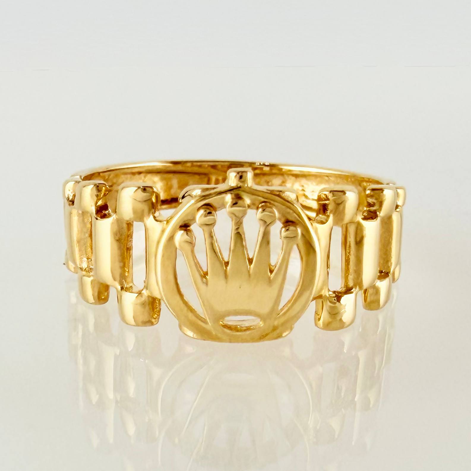 Crown Strap Ring 2.3g / T8 / 18K Yellow Gold