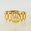 Crown Strap Ring 2.3g / T8 / 18K Yellow Gold