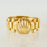 Crown Strap Ring 2.3g / T8 / 18K Yellow Gold