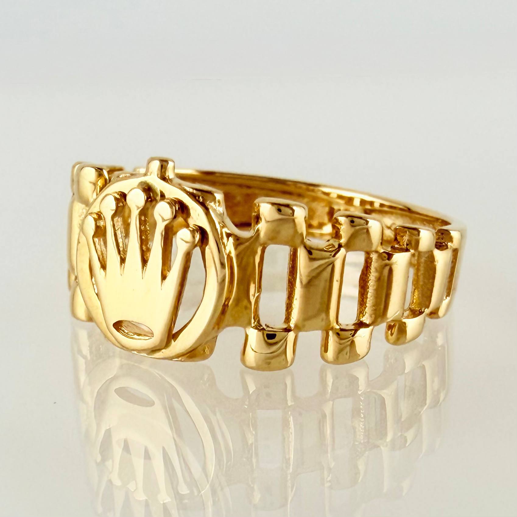 Crown Strap Ring 2.3g / T8 / 18K Yellow Gold