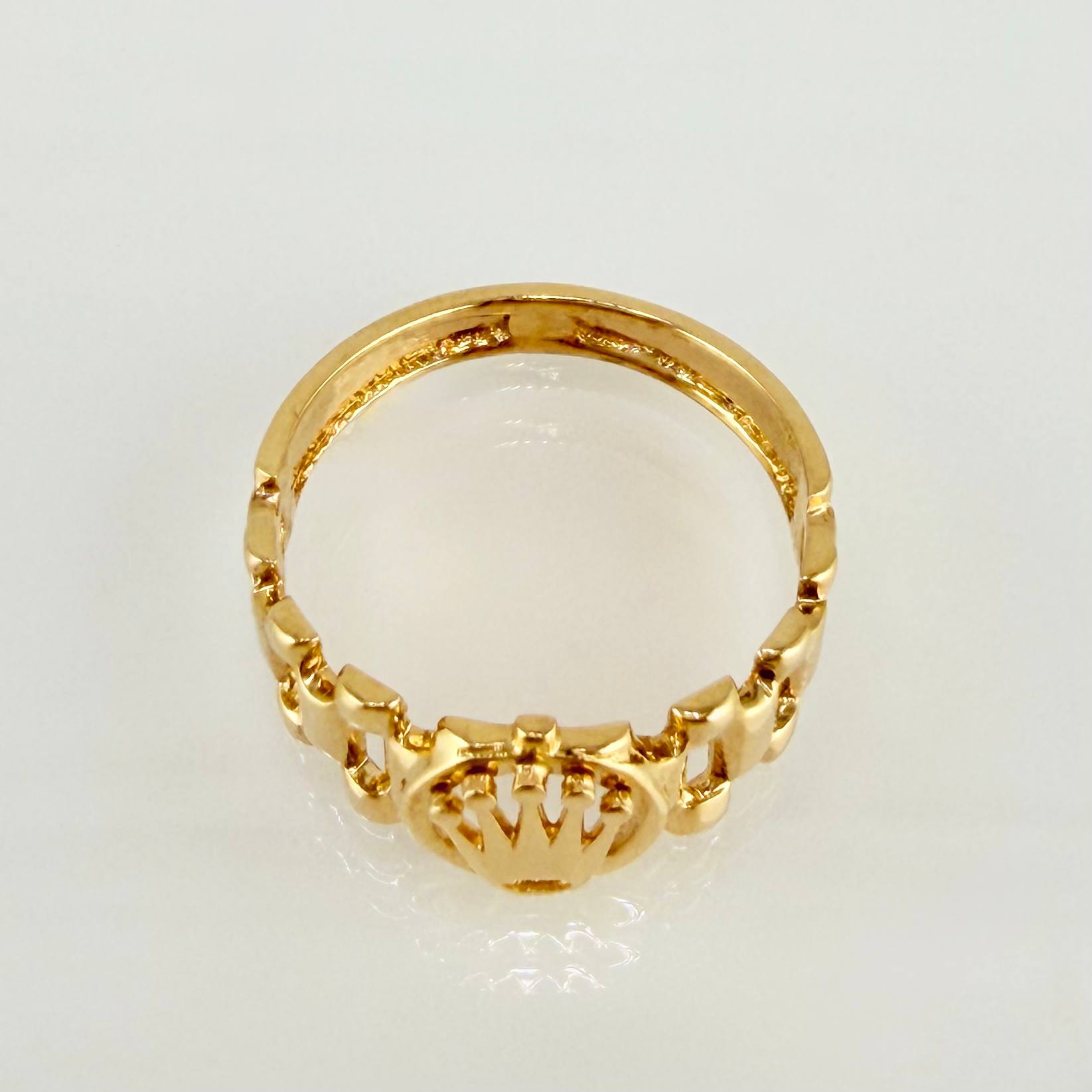 Crown Strap Ring 2.3g / T8 / 18K Yellow Gold