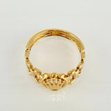 Crown Strap Ring 2.3g / T8 / 18K Yellow Gold
